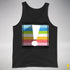 Queer Pride Flag Exclamation Point Premium Tank Top